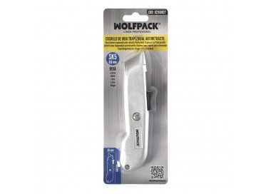 Cutter Autoretractil Con Hoja Acero Sk5 Carcasa De Aluminio Diseño Ergonomico, Cuchillo Seguridad, Cutters Seguridad,