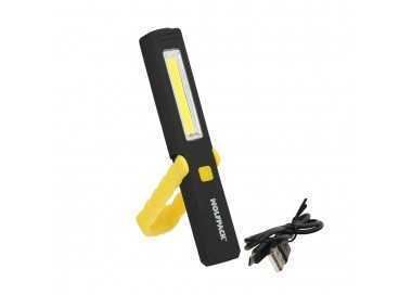 Linterna LED Multifunción Tipo Boligrafo Recargable (900 mAh) 200 Lumenes Con Iman, Gancho y Soporte Ajustable.