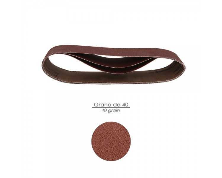 Lija Recambio Banda 75x533 mm. Grano 40 (3 Piezas)
