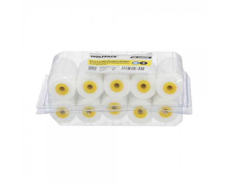 Rodillo Espuma Recambio Para Esmalte Acrilico 50 mm.  Set 10 Rodillos. Rodillo Espuma, Rodillo Pintura Acrilica