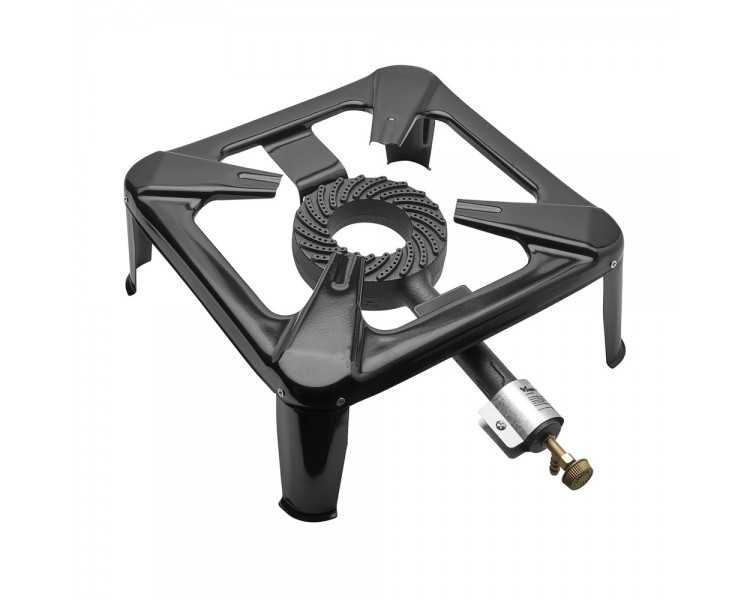 Hornillo Gas 4 Pies 30 x 30 cm. Cocina Gas, Cocina Portatil, Hornillo Paella, Paellero, Hornilla Cocina