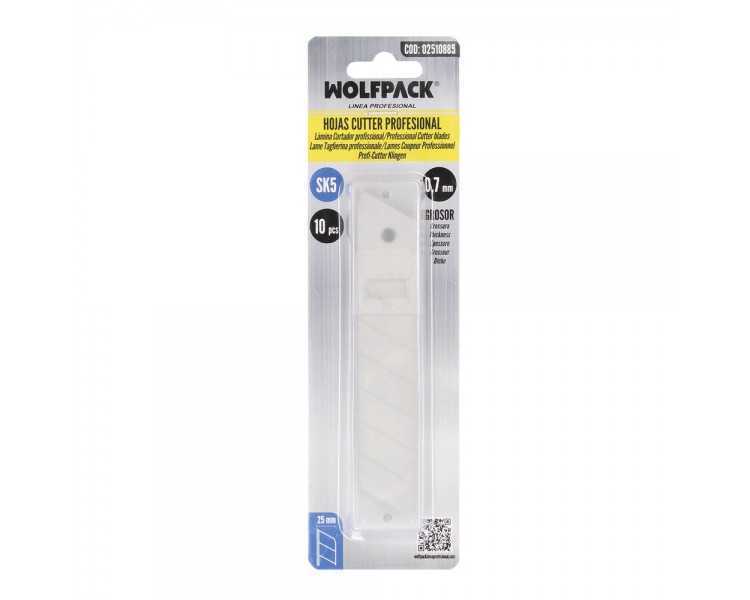 Hoja Cutter 25 mm. (Estuche 10 Piezas) Acero Sk5