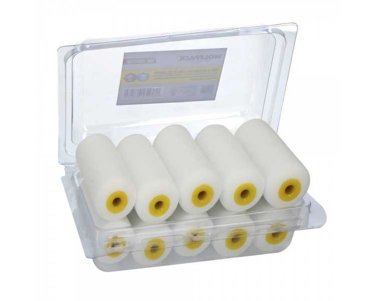 Rodillo Espuma Recambio Para Esmalte Acrilico 100 mm.  Set 10 Rodillos. Rodillo Espuma, Rodillo Pintura Acrilica