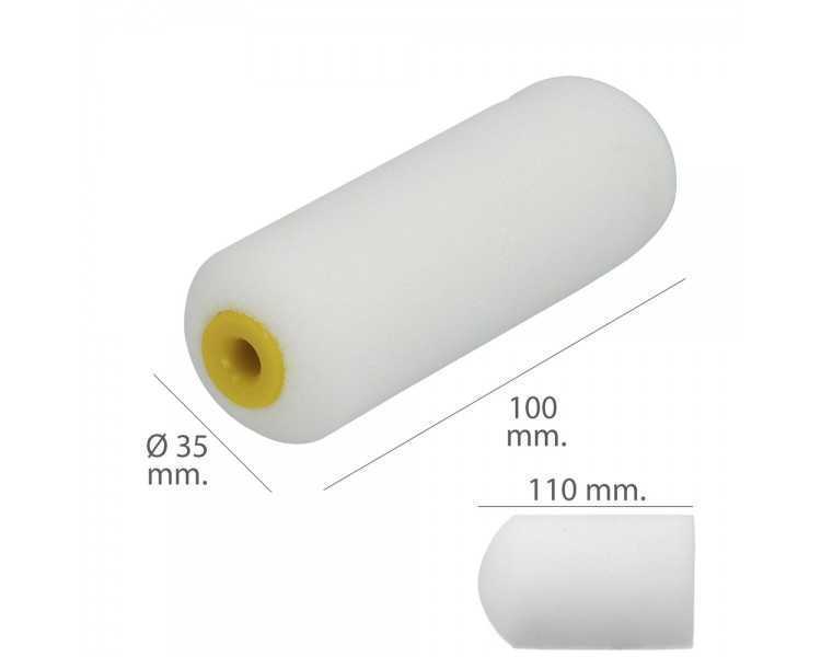 Rodillo Espuma Recambio Para Esmalte Acrilico 100 mm.  Set 10 Rodillos. Rodillo Espuma, Rodillo Pintura Acrilica
