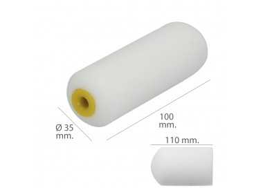 Rodillo Espuma Recambio Para Esmalte Acrilico 100 mm.  Set 10 Rodillos. Rodillo Espuma, Rodillo Pintura Acrilica