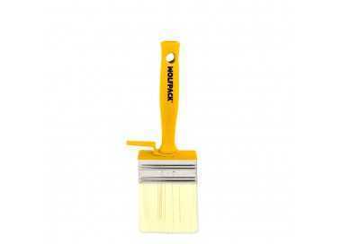 Brocha Profesional Techos 70x30 mm. Cerda Blanca. Mango Ergonomico, Con Gancho. Brocha Pintura, Brocha Pintor Profesional