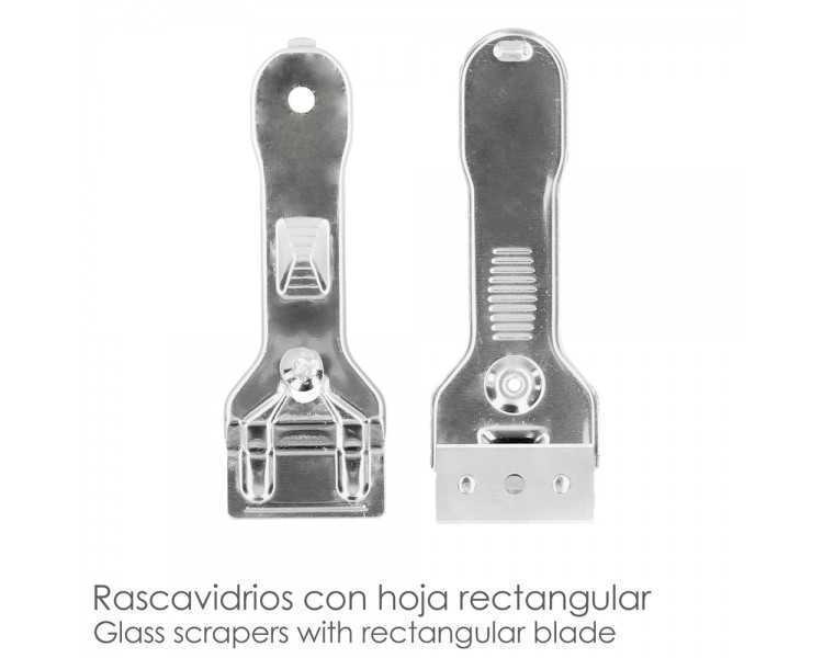 Rascavidrios Plastico Amarillo Hoja 43 mm. Rasqueta Vitroceramica, Rascador Vidrio, Rascador Vitroceramica,