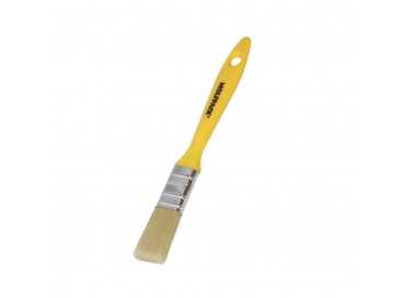 Paletina Profesional Cerda Blanca Ancho 20 mm. Cerdas Naturales Mango Plastico Ergonomico, Brocha Pintor, Pincel Pintura