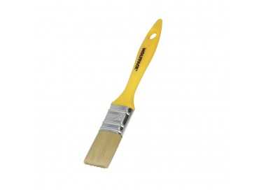 Paletina Profesional Cerda Blanca Ancho 30 mm. Cerdas Naturales Mango Plastico Ergonomico, Brocha Pintor, Pincel Pintura