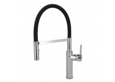 Monomando Fregadero Flexible Con Soporte Grifo Flexible Chorro Aireado, Chorro Rociado. Grifo Cocina, Grifo Alto,Grifo Fregadero