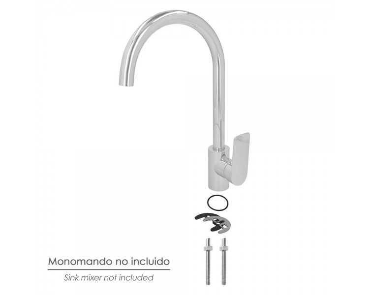 Kit Instalacion Monomandos, Fijación Monomandos, Tornillos Para Grifos, Sujección De Grifos, Sujección Para Monomandos.