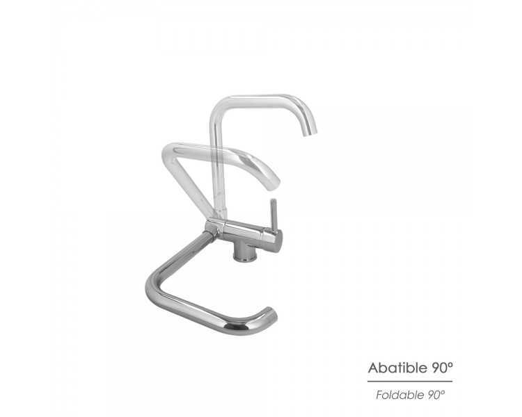 Monomando Fregadero Caño Alto Abatible. Grifo 360º. Chorro Aireado, Grifo Cocina, Grifo Alto, Grifo Fregadero