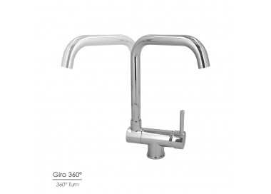 Monomando Fregadero Caño Alto Abatible. Grifo 360º. Chorro Aireado, Grifo Cocina, Grifo Alto, Grifo Fregadero