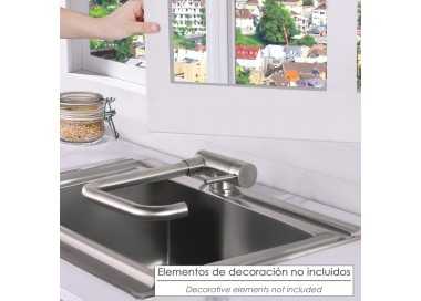 Monomando Fregadero Caño Alto Abatible. Grifo 360º. Chorro Aireado, Grifo Cocina, Grifo Alto, Grifo Fregadero