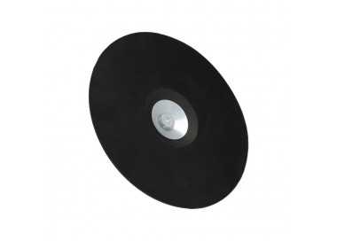 Plato Taladro Nylon Ø 125 mm. Con Espiga Ø 6 mm. Disco Plástico Para Bonete