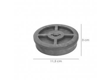 Tapa Bote Sifónico PVC Ø 110 mm.