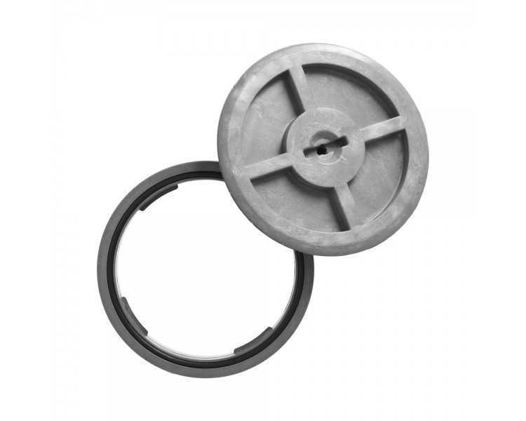 Tapa Bote Sifónico PVC Ø 110 mm.