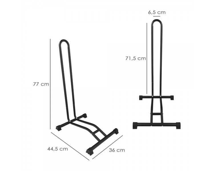 Soporte Para Bicicletas De Suelo, Ancho Rueda 6,5 cm. tacos Antideslizantes, Caballete Bicicleta, Soporte Suelo Bici