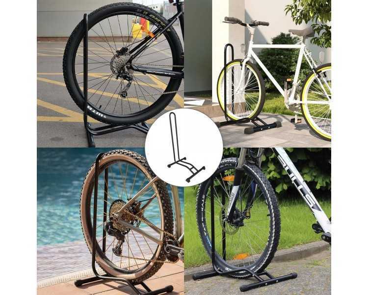 Soporte Para Bicicletas De Suelo, Ancho Rueda 6,5 cm. tacos Antideslizantes, Caballete Bicicleta, Soporte Suelo Bici