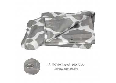 Cortina Ducha Vintage 180x200 cm. Impermeable