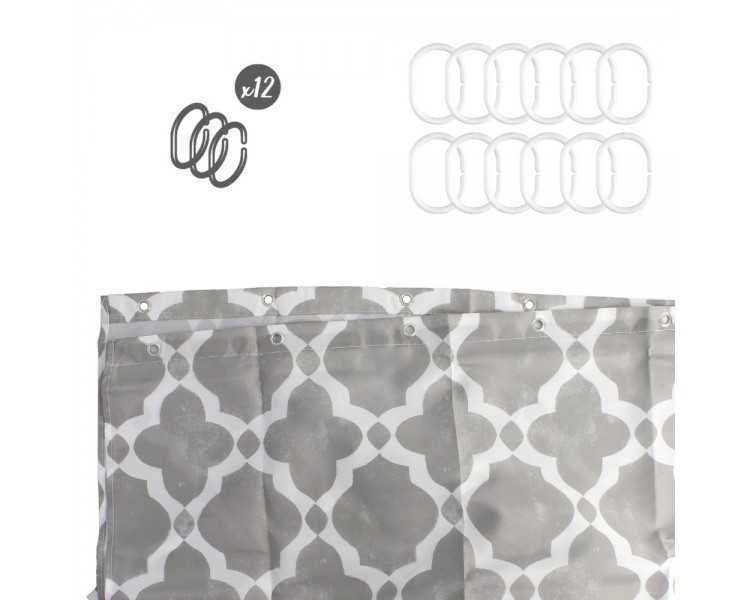 Cortina Ducha Vintage 180x200 cm. Impermeable