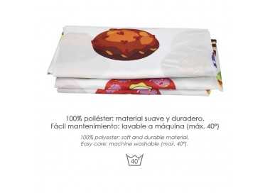 Cortina Ducha Donuts 180x200 cm. Impermeable