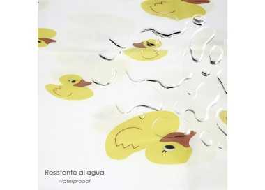 Cortina Ducha Patitos 180x200 cm. Impermeable