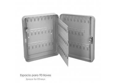 Armario De Seguridad Para Llaves Para 93  Llaves, Etiqueteros Incluidos. Armario Seguridad Llaves, Armario Llavero, 6x24x30 cm.