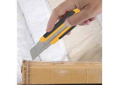 Cutter Ancho Profesional Hoja Acero Sk5 25mm.