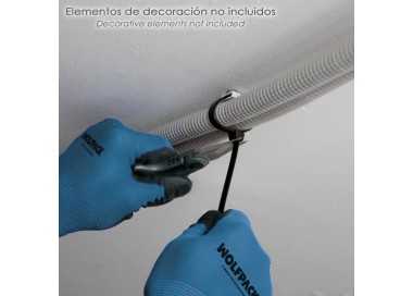 Taco Fijación Brida Nylon Blanco 8 mm. (Bolsa 100 Unidades)