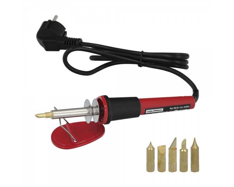 Soldador / Grabador 30 Watt. Con 6 puntas