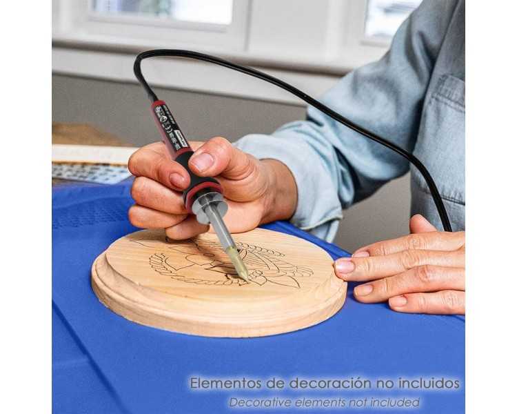 Soldador / Grabador 30 Watt. Con 6 puntas