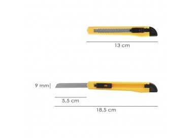Cutter Eco Con Hoja De 9 mm.