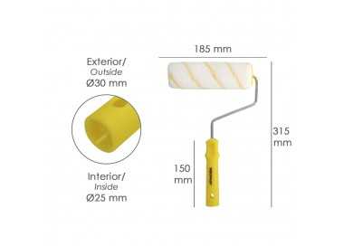 Rodillo Pintar Antigota 180x40 Mm