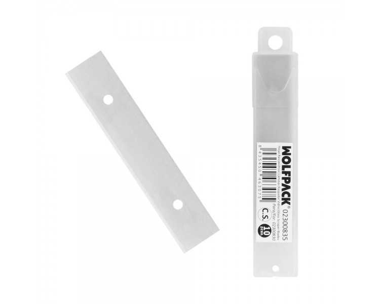 Hoja Rectangular Rascavidrios ( 10 piezas)