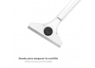 Rascador Mango Metalico Hoja De 10 Cm10 Cm