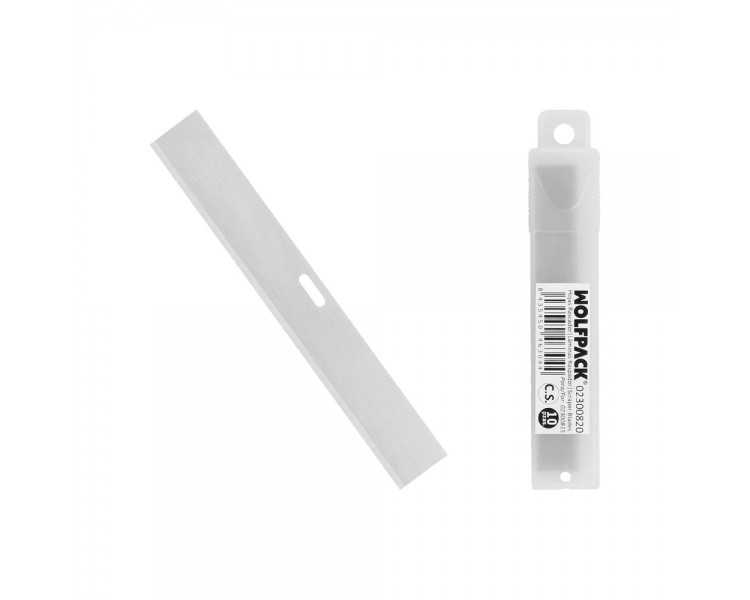Hoja Recambio Rascador Mango Metalico 10 Cm (Estuche De 10 Piezas)