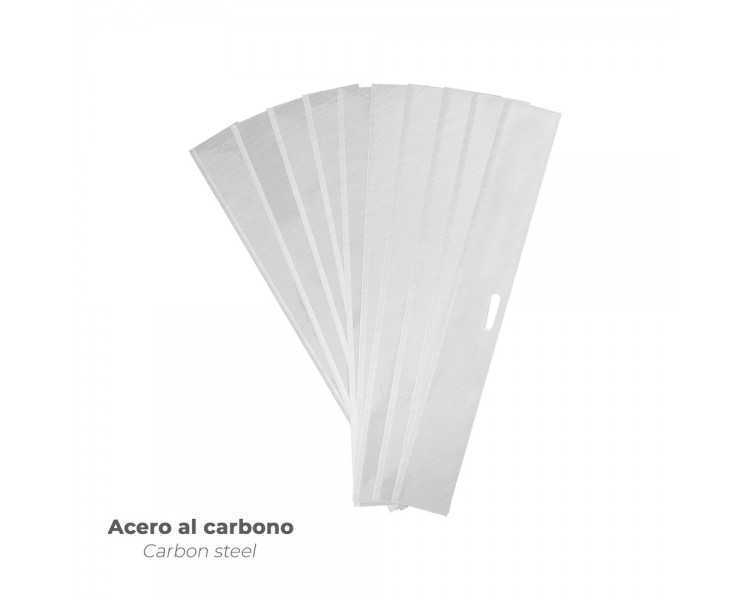 Hoja Recambio Rascador Mango Metalico 10 Cm (Estuche De 10 Piezas)