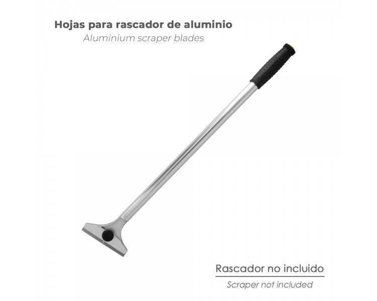 Hoja Recambio Rascador Mango Metalico 10 Cm (Estuche De 10 Piezas)