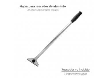 Hoja Recambio Rascador Mango Metalico 10 Cm (Estuche De 10 Piezas)
