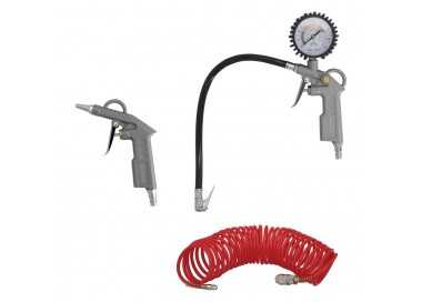 Kit Accesorios Para Compresor 3 Piezas Con Enganche Rapido, Juego de Herramientas Neumaticas Para Compresor.