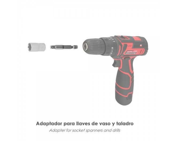 Adaptador Para Llaves De Vasos De 1/4"
