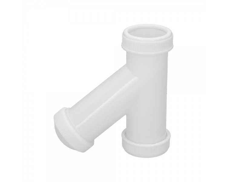 Sifon En  Y, 1 1/2" Salida Ø 40 Mm Para Tubos Lisos