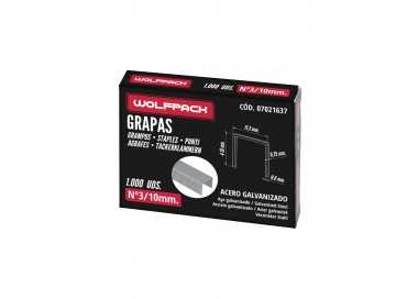 Grapas Para Clavadora Electrica Nº 3 10x11,4 mm. Caja 1.000 Piezas. Grapas Tipo 53. Grapas Grapadora,