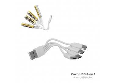 Pila AAA 1,5v Recargable Por Usb-c (4 unidades)