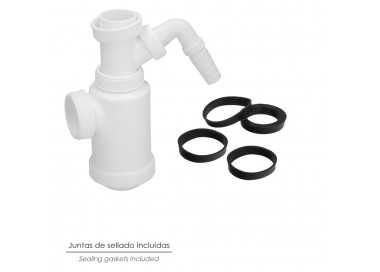 Sifon Botella Extensible T-4-T  1  1/2 Toma Lavadora
