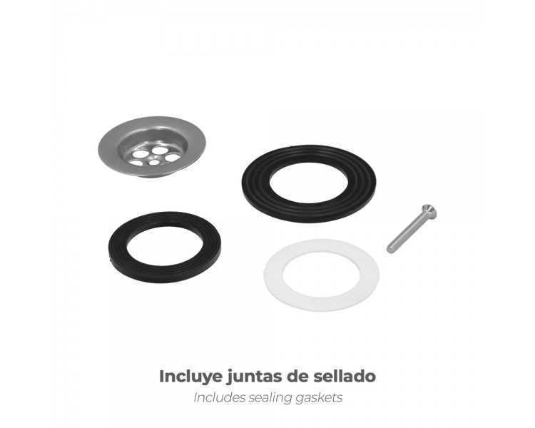Sifon Bañera Con Rebosadero Salida Orientable1 1/2