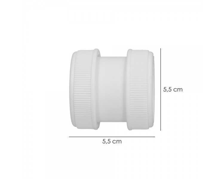Manguito Reparador Desagues / Tubos Hembra - Hembra  1-1/2"