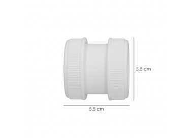 Manguito Reparador Desagues / Tubos Hembra - Hembra  1-1/2"