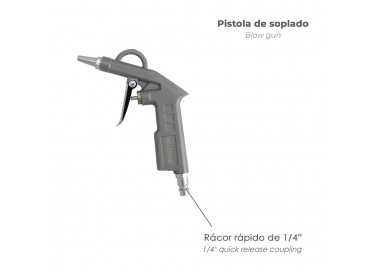 Kit Accesorios Para Compresor Aire Comprimido 5 Piezas Con Click Rapido
